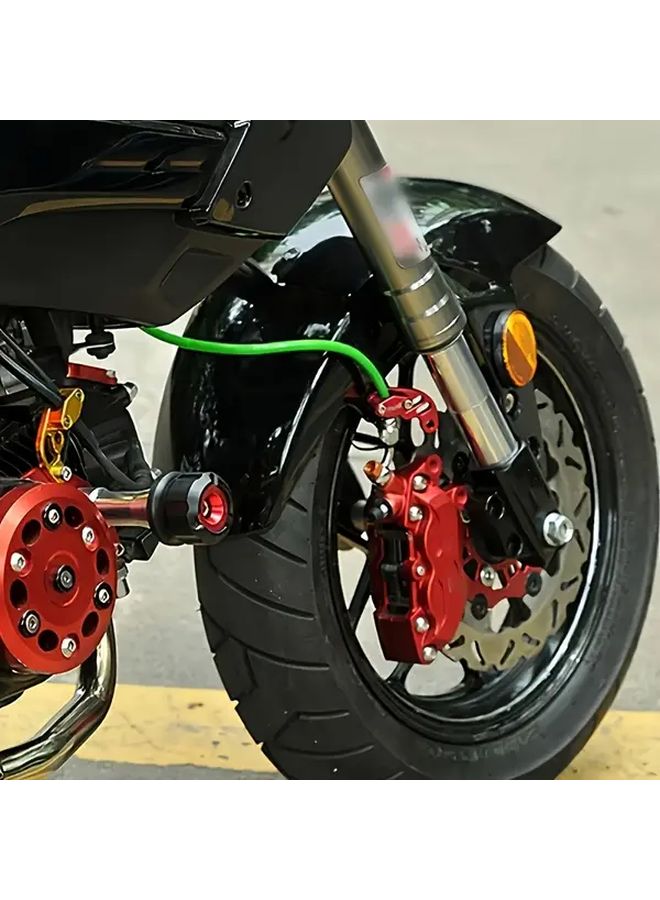 Red CNC Motorcycle Clamp Heavy Duty Handlebar Brake Fork Swingarm Multi Color Easy Installation - Image 5