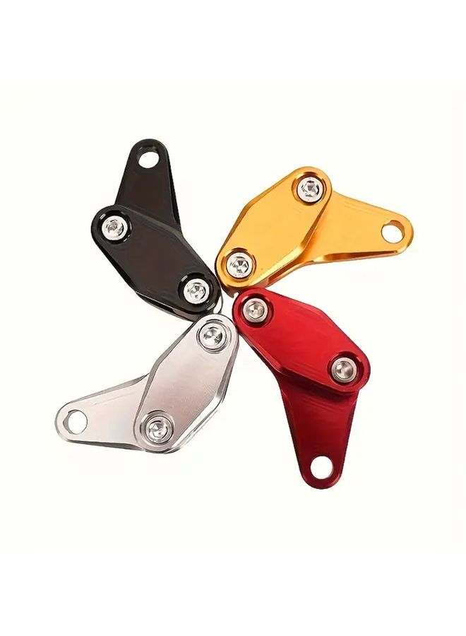 Red CNC Motorcycle Clamp Heavy Duty Handlebar Brake Fork Swingarm Multi Color Easy Installation - Image 4