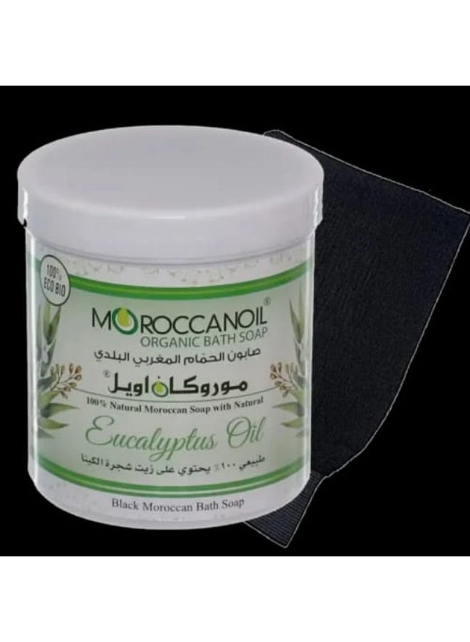 موروكان أويل صابون حمام مغربي بزيت شجرة الكينا 250 مل - Image 2
