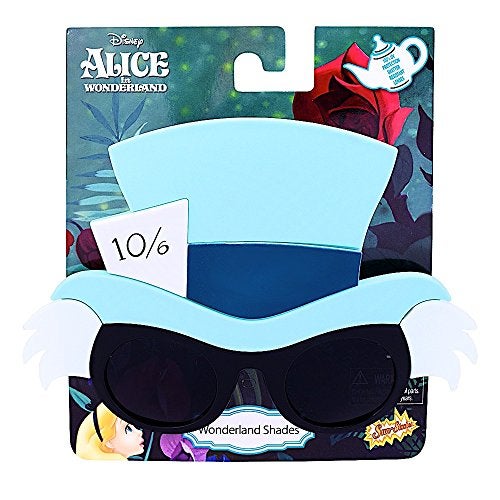 Sun-Staches Disney Offiical Mad Hatter Sunglasses | Alice in Wonderland Costume Accessory | UV400 | One Size Fits Most - Image 2