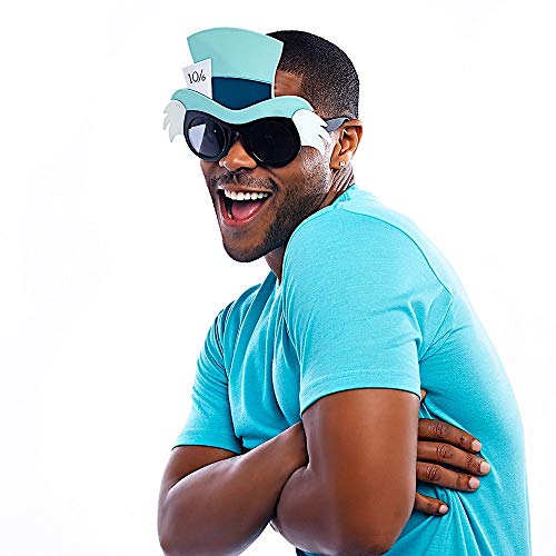 Sun-Staches Disney Offiical Mad Hatter Sunglasses | Alice in Wonderland Costume Accessory | UV400 | One Size Fits Most - Image 3