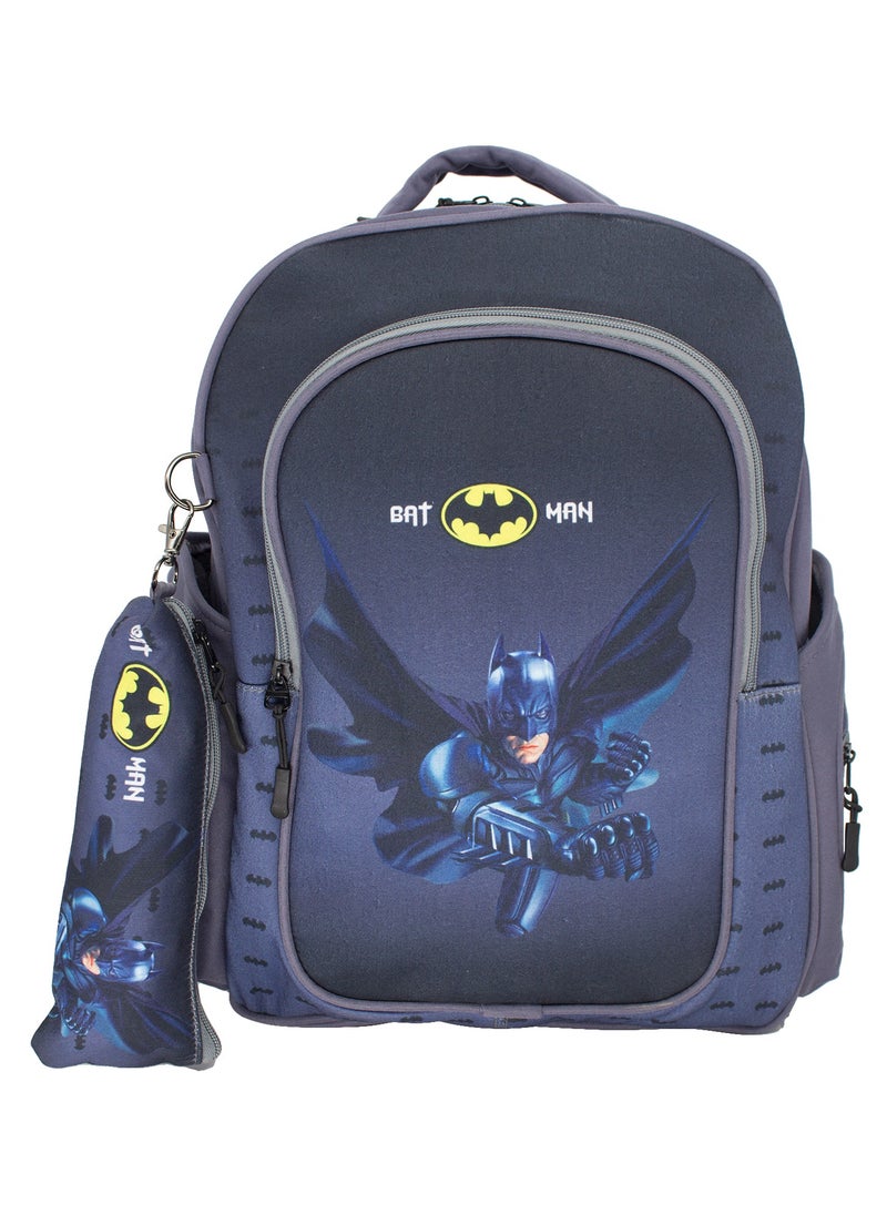 Gharibo Bags School backpack model 13 BatMan1  - Image 1