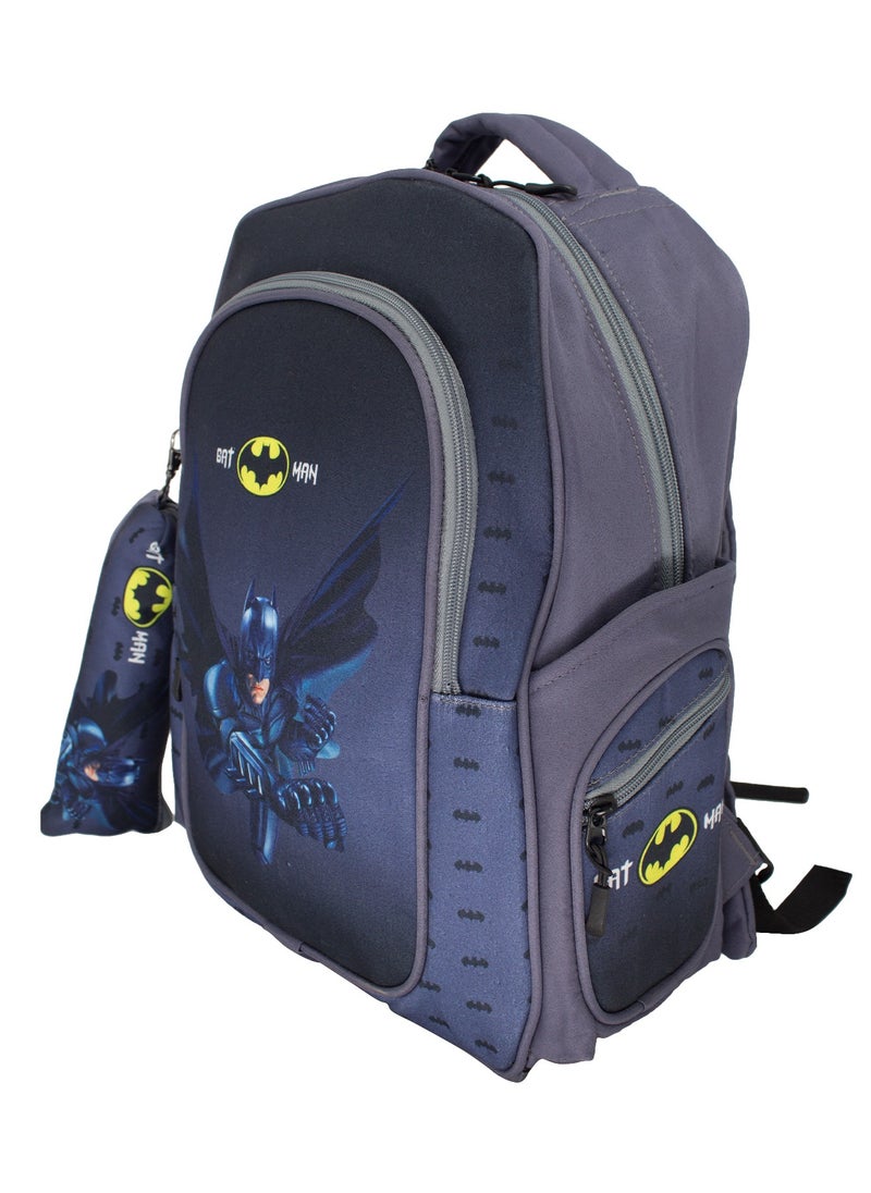 Gharibo Bags School backpack model 13 BatMan1  - Image 3