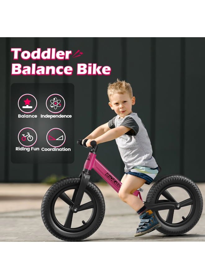 Ridego 14 Inch Balance Bike for Kids 2-6 Year Old,Lightweight Kids Bike with Adjustable Seat, Push Bicycle with Air Rubber Tires，Ride-on Toys Birthday Gift - Image 2
