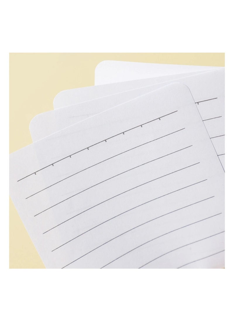 4-Piece Squidward A7 Size Top Spiral Notebook Assorted Colours
