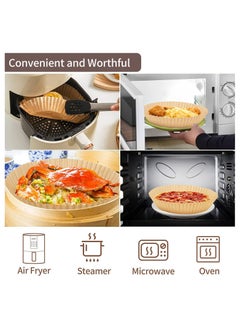 Generic Disposable non-stick air fryer sheet set of 50 pieces, oil and water resistant baking sheets, Air Fryer paper 50 pieces healthy and non-stick large size  - Image 2