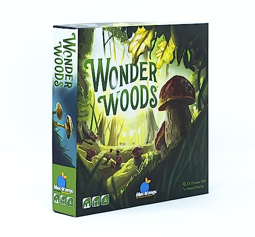 blue orange Wonder Woods Board Game by Blue Orange Games Family or Adult Mushroom Theme Strategy Board Game for 2 to 5 Players Recommended for Ages 8 Up - Image 1