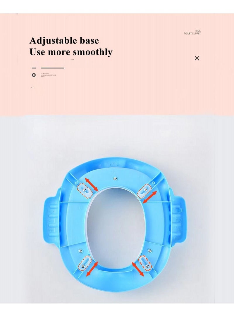 Baby Potty Training Toilet Seat With Armrests Anti Slip Design Portable Toddler Potty For Boys Girls Children Toilet Seat Cushion Ring - Image 5