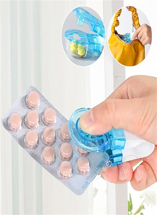Kingmall Pill Extractor Tool, Portable Pill Popper Tool, Tablets Pills Blister Pack Opener Assistance Tool for The Elderly, Disabled, Individuals with Weak Senior Arthritis Hands (2 Pcs - Image 2