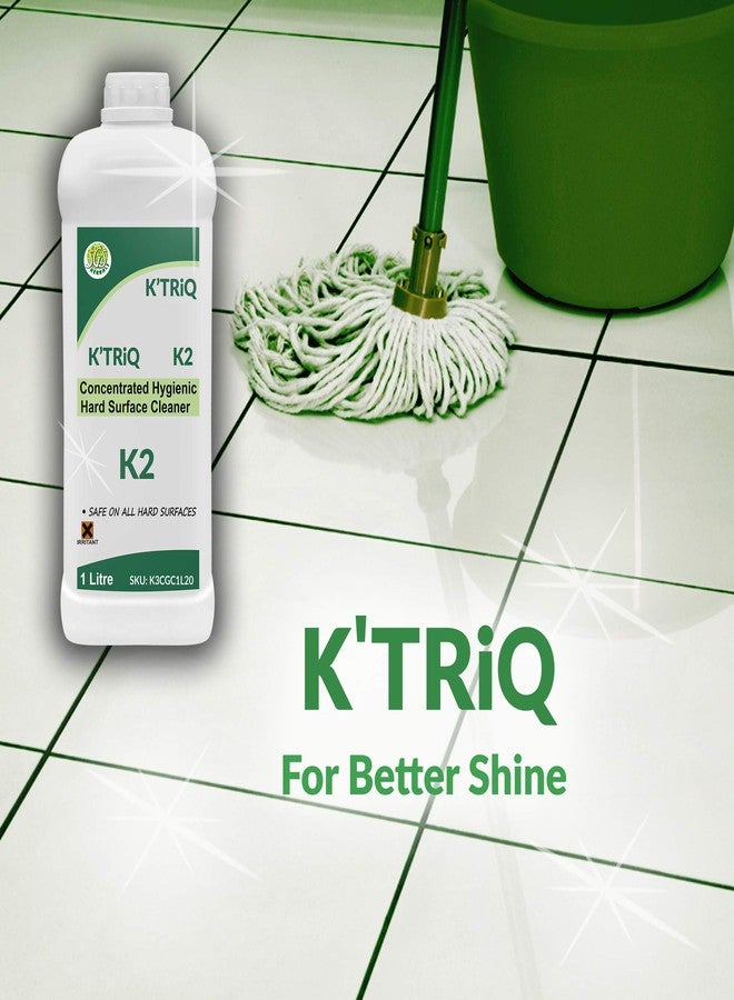 K'TRiQ K2 StreakFree Hygienic Hard Surface Concentrate Cleaner, 1000 millilitre (k2-1L) - Image 3