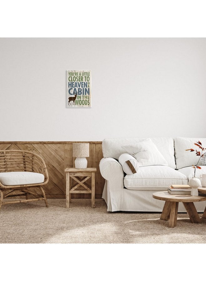 ستوبيل إنداستريز لوحة جدارية من Stupell Industries بعنوان Closer to Heavin in a Cabin، مقاس 13 × 19، تصميم الفنانة ستيفاني ووركمان ماروت - Image 2