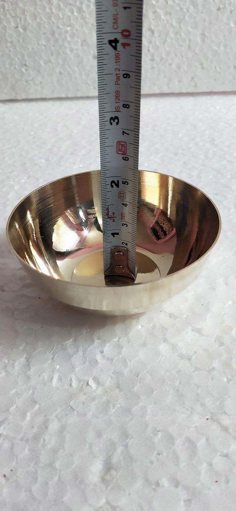Salvus APP SOLUTIONS Elegant Brass Gold Serving Bowl - Timeless Dining Sophistication (3.5x2 Inch) - Image 4