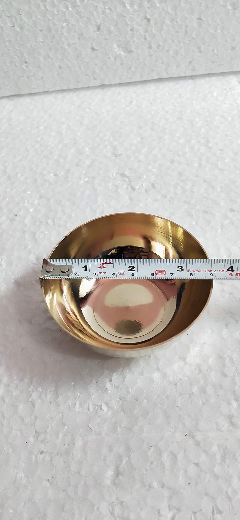 Salvus APP SOLUTIONS Elegant Brass Gold Serving Bowl - Timeless Dining Sophistication (3.5x2 Inch) - Image 5