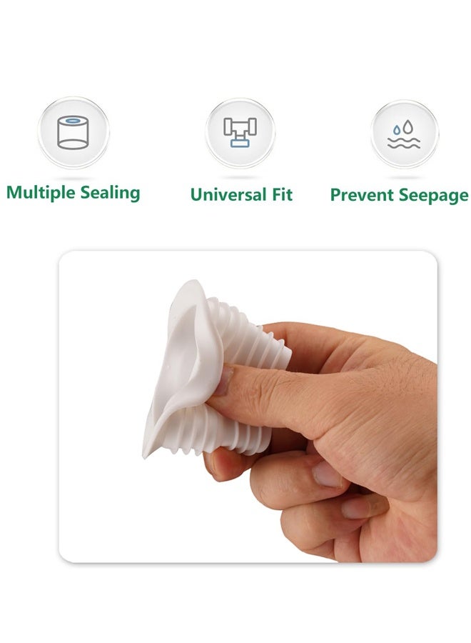 5 Pieces Universal Silicone Drain Plug Odor Free Durable Easy Install for Kitchen  Bathroom and Laundry Sewer Anti odor Sealing Plug Silicone Pipe Seal Plug Washing Machine Drain Pipe - Image 5