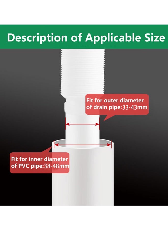 5 Pieces Universal Silicone Drain Plug Odor Free Durable Easy Install for Kitchen  Bathroom and Laundry Sewer Anti odor Sealing Plug Silicone Pipe Seal Plug Washing Machine Drain Pipe - Image 3