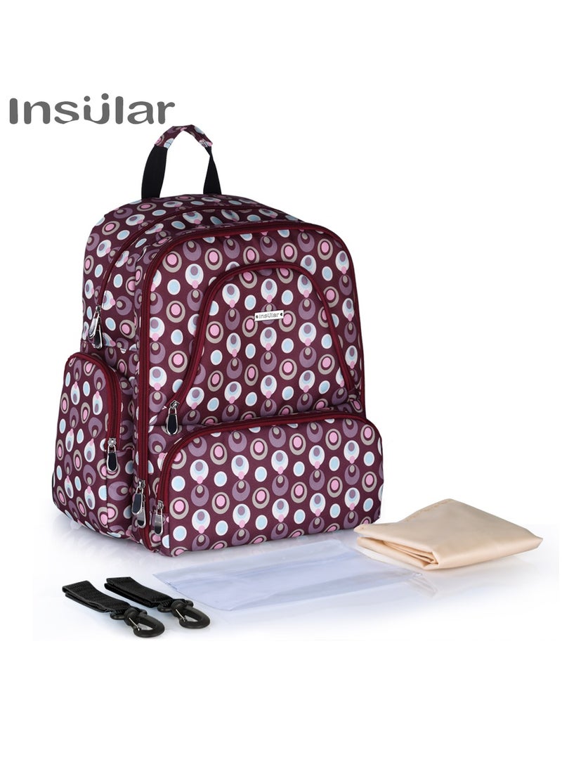 انسولار حفاضات الطفل حقيبة مصنوعة من مواد ذات جودة عالية وقابلة للتعديل الأشرطة . - Image 1