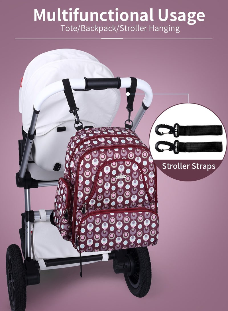 انسولار حفاضات الطفل حقيبة مصنوعة من مواد ذات جودة عالية وقابلة للتعديل الأشرطة . - Image 4