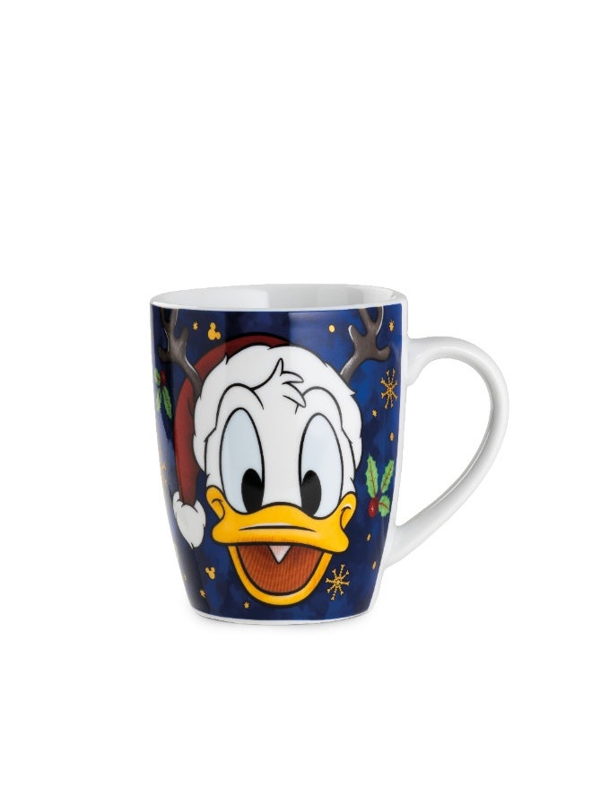 Egan Winter Magic Mug 430 ml – Premium Porcelain Disney Cup | Festive Holiday Mug for Coffee, Tea & Hot Chocolate | Microwave & Dishwasher Safe (DONALD DUCK)