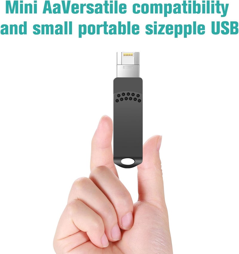 LINJIE USB Flash Drive,4 in 1 Type-C Thumb Drive,1TB Photo Storage Memory Stick, فلاش ميموري,فلاش ميموري 1 تيرا for Computer/Laptop/Android for Computer/Laptop/Android for Photo/Video/Music/File - Image 4