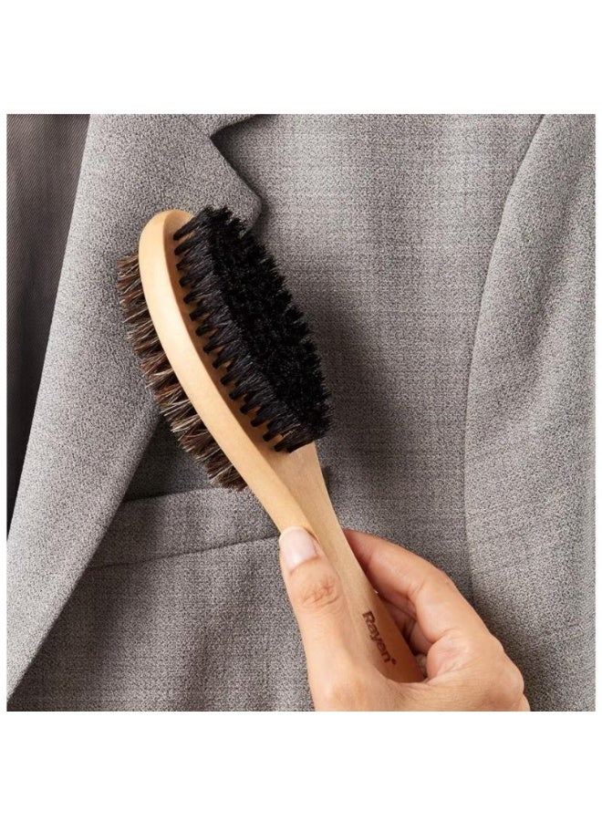 ريان “فرشاة ملابس من راين لإزالة الوبر والغبار – تصميم خشبي مزدوج – صناعة إسبانية” - Image 1