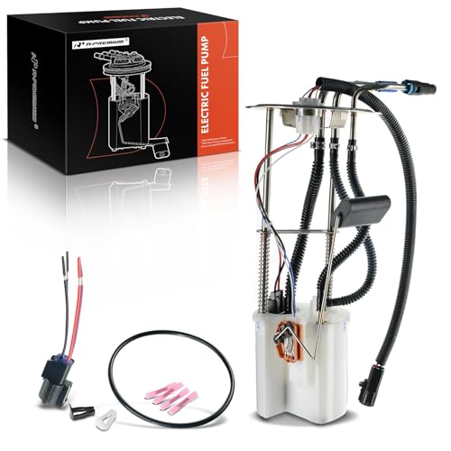 A-Premium Electric Fuel Pump Module Assembly with Sending Unit Compatible with Ford E-150 Econoline E-250 Econoline E-350 Econoline Club Wagon, 1992-1996, 4.9L 5.0L 5.8L 7.5L, Fit 3 Tube Ports - Image 1