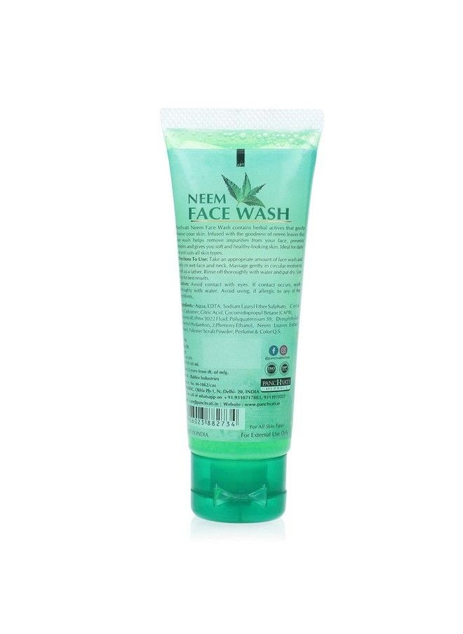 Panchvati Herbals Neem Face Wash For Soft And Healthy Skin 60 Ml Pack Of 2 120 Ml  - Image 4
