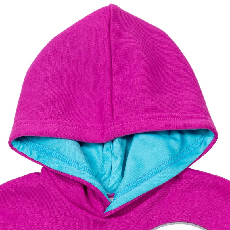 Marvel Spidey and His Amazing Friends Ghost-Spider Little Girls Pullover Hoodie 7-8 - Image 4