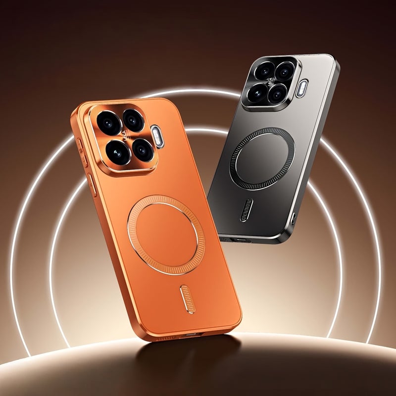 Premium Micro-Matte Magnetic Case for Xiaomi 17T/17T Pro - Alloy Lens Protection, Soft Edge, Shockproof - Image 2