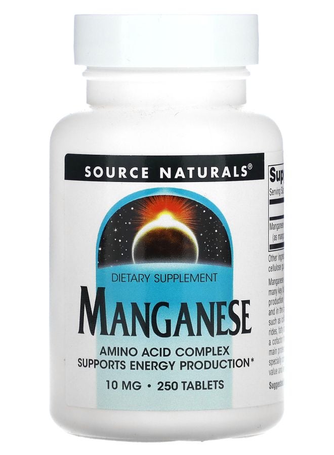 Manganese 10 mg 250 Tablets