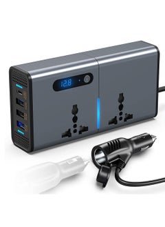 ELTRAZONE 200W DC/AC Inverter with USB & Type-C Ports: Power Up on the Go  - Image 2