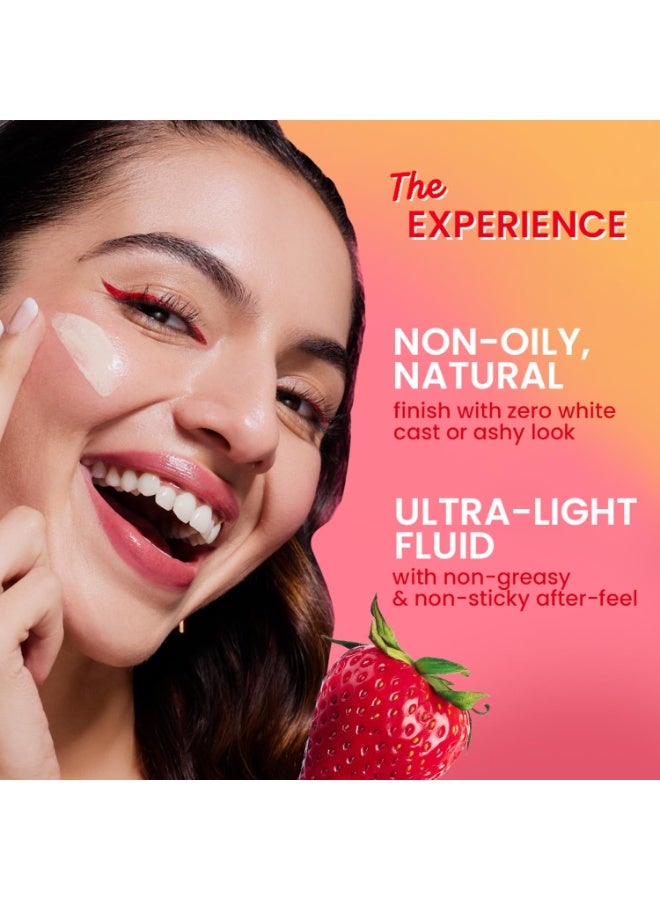 Dot & Key Strawberry Dew Tinted Sunscreen SPF 50+ Pa++++ - 01 Porcelain | Protection Against UA/UB | Broad Spectrum, Water & Sweat resistant | For All Skin Types | 50ml - Image 3
