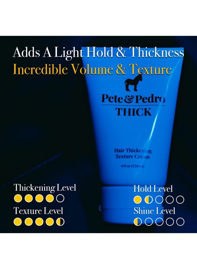 Pete & Pedro THICK - Light-Holding, Thickening & Texture Styling Hair Cream | For Fine, Thin, & Thinning Hair, Men & Women | Adds Thickness, Body, Volume, and Fullness | As Seen on Shark Tank, 4 oz. - Image 3