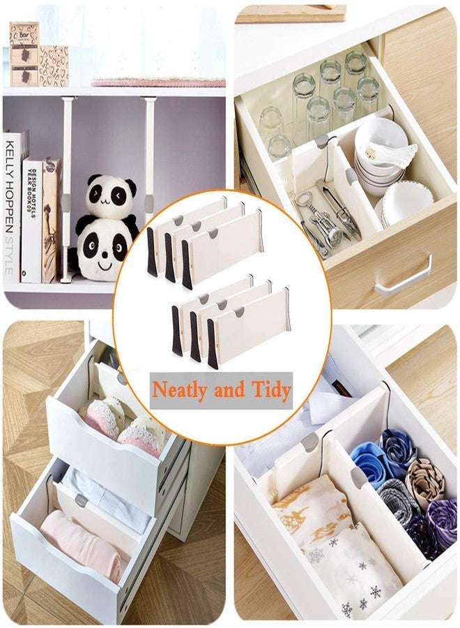CloudBliss Drawer Dividers Organizer 11"-17" Long Drawer Dividers Organizer Adjustable Separators High Expandable for Bedroom, Bathroom, Closet,Clothing, Office, Kitchen Storage (2) - Image 5