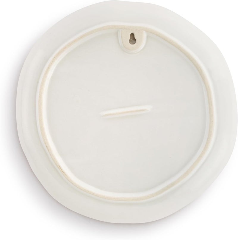 DEMDACO Decorative Serving Dining Dish Appetizer Plate 8 Inch Ceramic Stoneware Lemon - Image 3