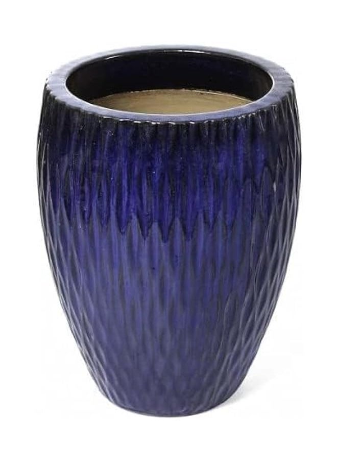 Round Ceramic Pot 42 Cm X 55 Cm Size Blue - pzsku/Z5C6E7F492E8312F680A1Z/45/_/1722928647/f1b6d6f1-a9d9-4f0b-b589-db4d83802075