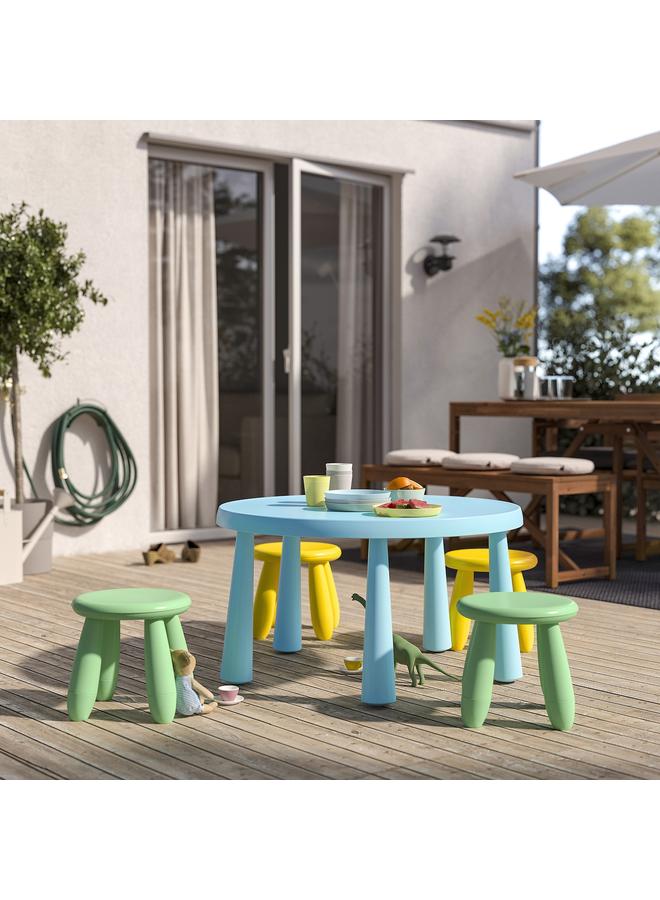 erorex Children's stool, in/outdoor/light green - Image 4