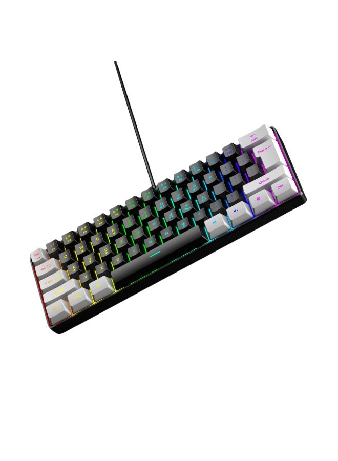 EBMINI New 61 Key RGB Gaming Wired Keyboard - Image 1