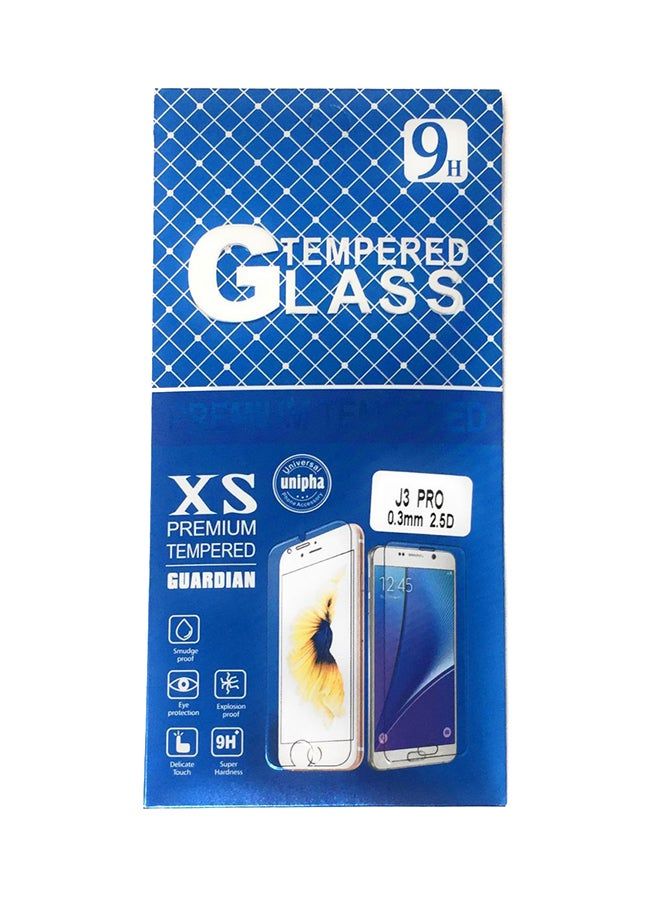 IAF 9H Hardness HD Tempered Glass Screen Protector For Samsung Galaxy J3 Pro Clear