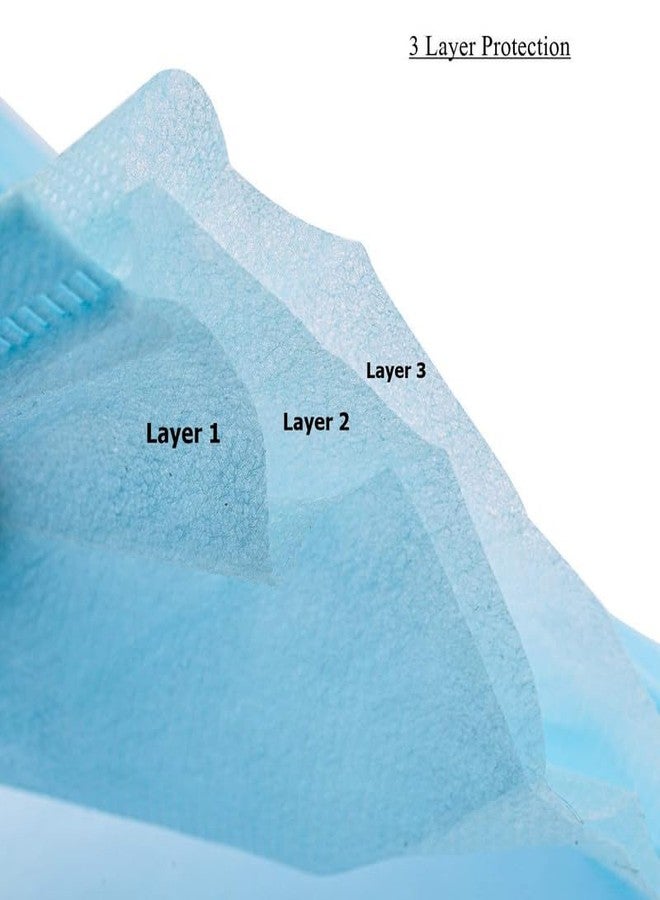 Colorsole قناع جراحي واقي ثلاثي الطبقات للاستخدام مرة واحدة من Colorsole®، حاصل على شهادات CE وISO وGMP، مزود بدبوس للأنف وطبقة منفوخة بالذوبان، (عبوة من 500 قطعة) - Image 5