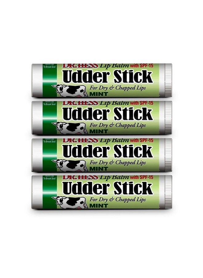 Dr Hess Udder Stick Lip Balm Mint 4 Count - Image 2