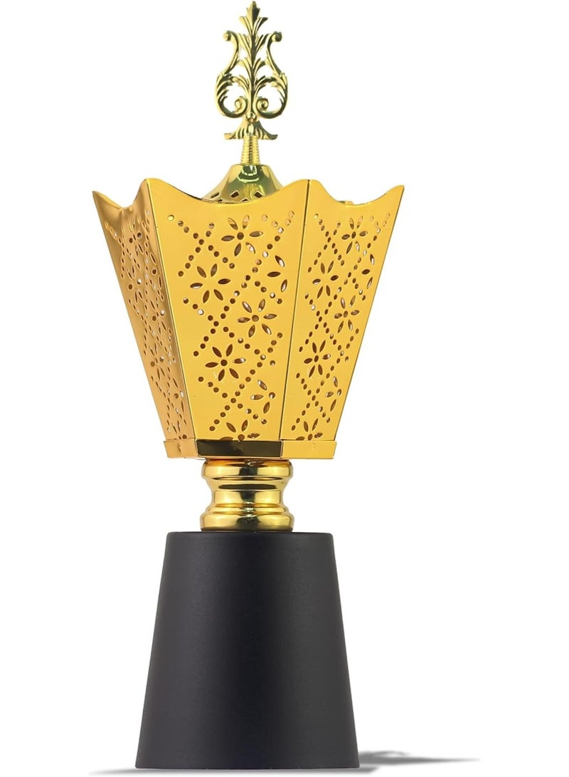 Charcoal Incense Burner, Bakhoor Burner, Oud Frankincense Incense Burner, Vintage Arabic Burner, Suitable For Arabian Oud, Yoga, Spa and Aromatherapy, Office & Home Decor (Style 30) - Image 1