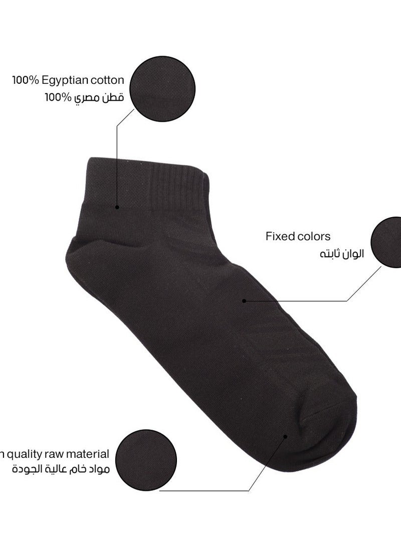 future socks short black size 36-40 cotton - Image 2