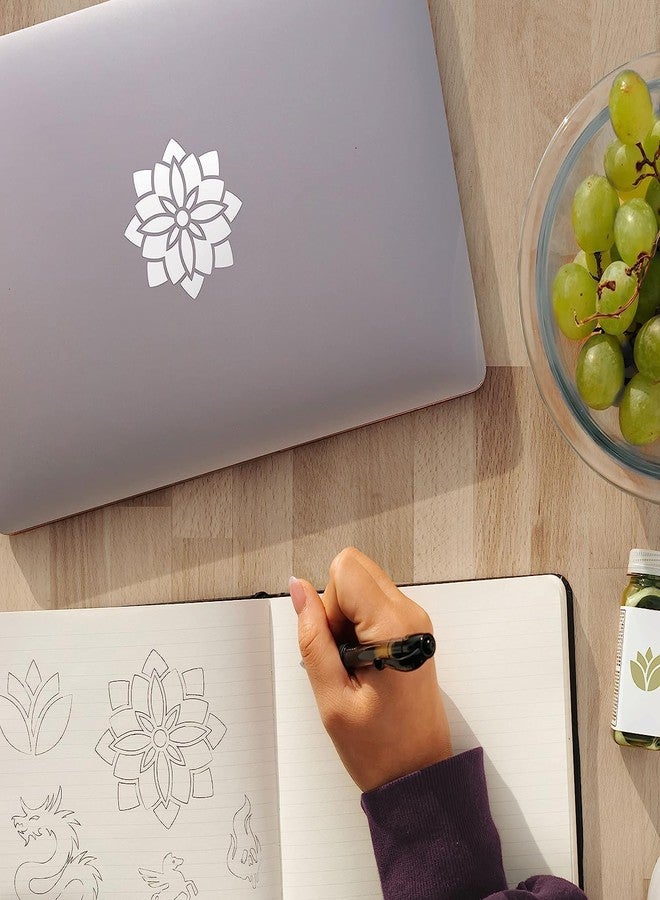 في فيفيد فينيل لاصق دائم أبيض لامع من VViViD DECO65 لأجهزة Cricut و Silhouette و Cameo (24 بوصة × 30 قدمًا) - Image 4