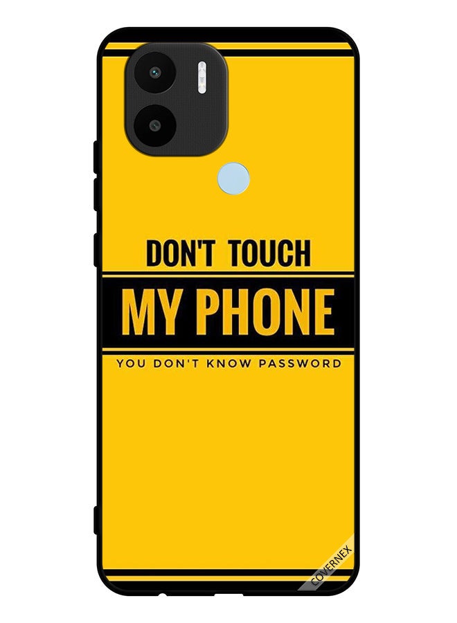 Covernex Protective Case Cover For Xiaomi Redmi A1 Plus Don't Touch My Phone You Don't Know Password - Image 1
