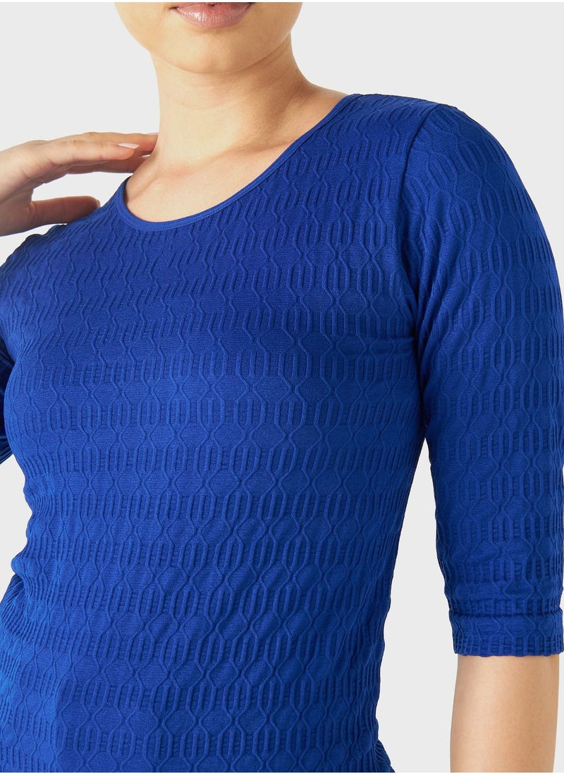 2Xtremz - Crew Neck Knitted T-Shirt - Image 1