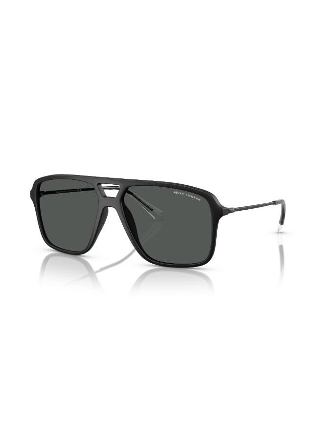 Armani Exchange Full Rimmed Pilot Sunglasses 0AX4150SU 59 805887  - Image 1