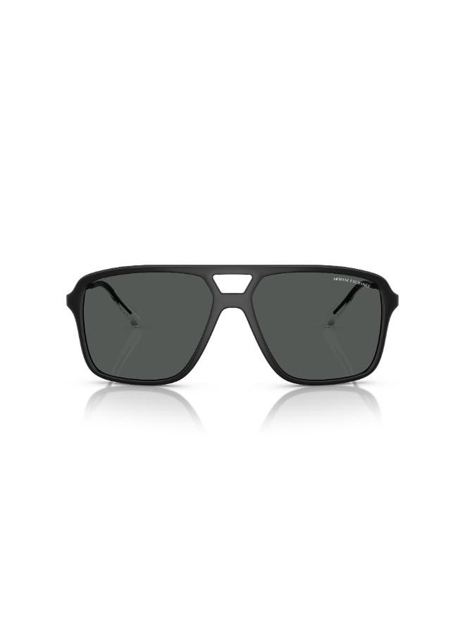 Armani Exchange Full Rimmed Pilot Sunglasses 0AX4150SU 59 805887  - Image 3