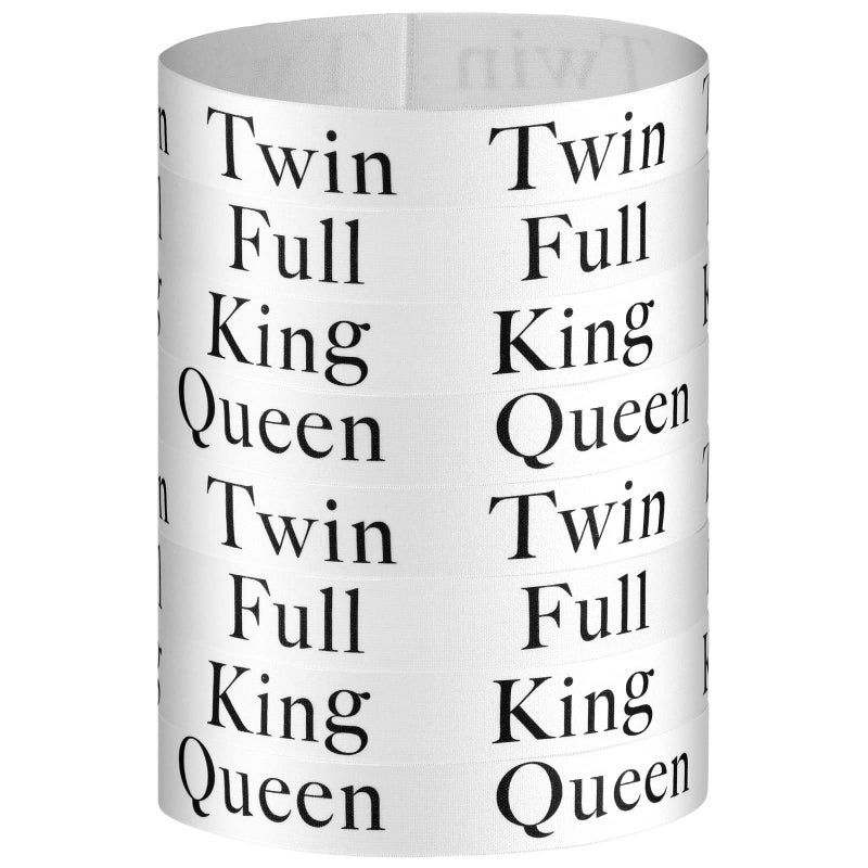 Oudain 8 Pcs Bed Sheet Organizer Bands Sheet Closet Organization Keepers King Twin Full Queen Straps Elastic Bed Storage Bedding Bands Closet Organizer for Dorm Laundry RoomBlack