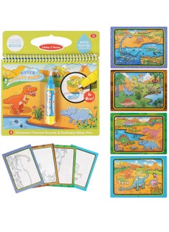 YelaJoy Water Painting Books, Free Coloring Books for Young Children, Pens, Water Graffiti Drawing Boards, Children's Educational Toys, Birthday Gifts for Girls and Boys (Dinosaurs, Farms, And Vehicles)  - Image 5