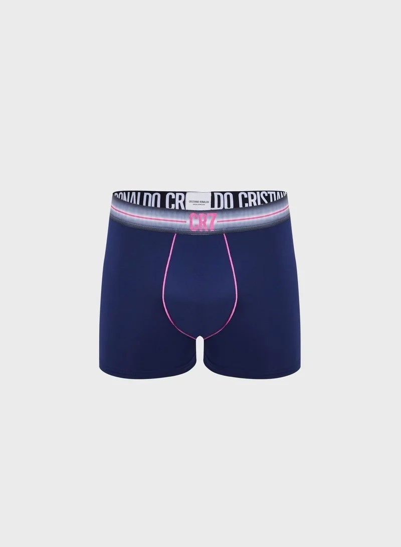 CR7 Fashion Trunk for Men – 2-Pack Microfiber Stretch Underwear | Lightweight, Breathable, Premium Comfort - Image 2